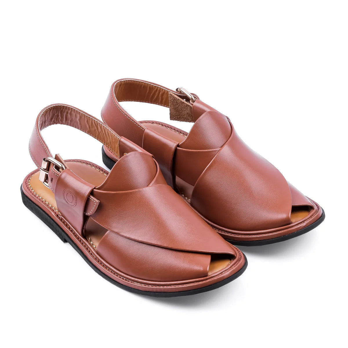 Smart Zalmi Brown Leather Chappal