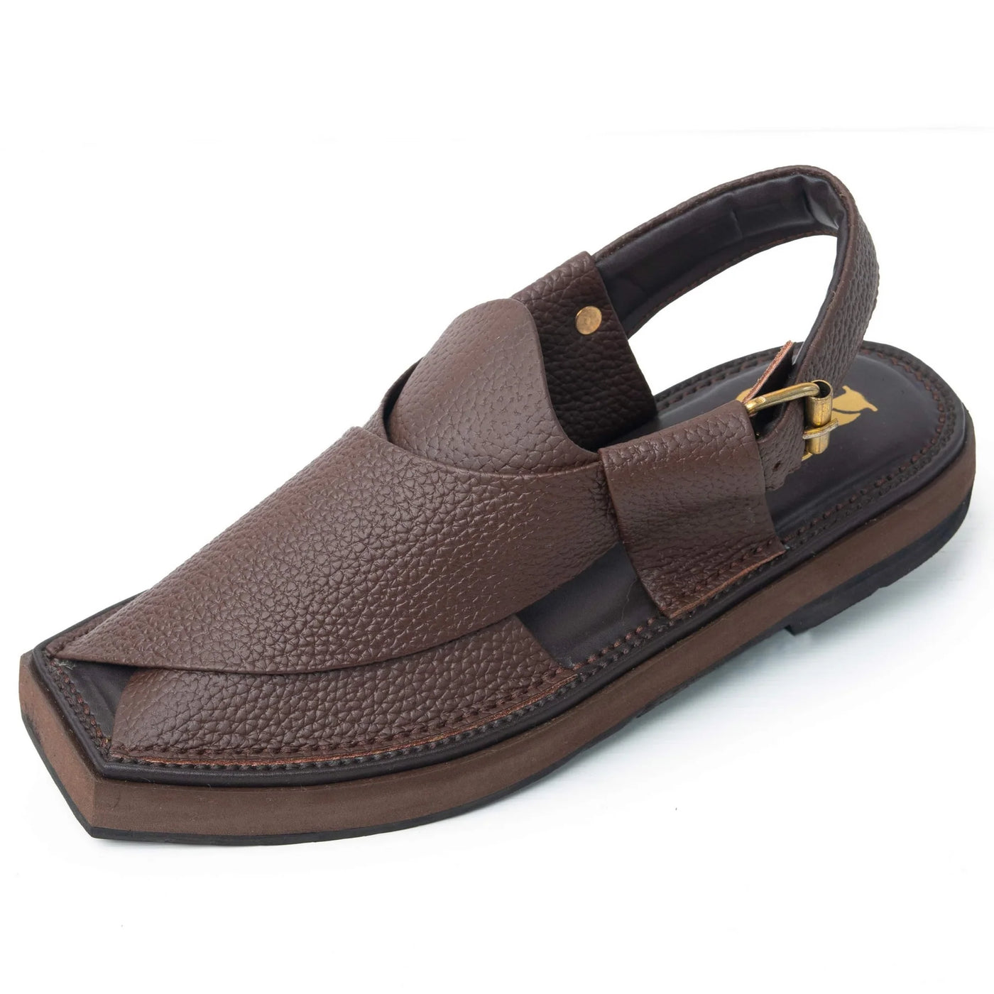 Kaptan Air Blue Leather Chappal